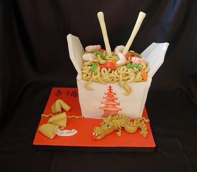 Chinese Takeaway - Cake by Bonnie151
