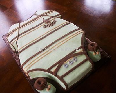Baby Onesie Cake - Cake by DeliciousDeliveries
