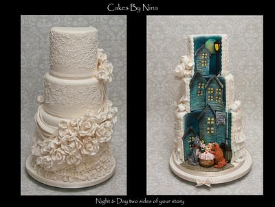 Romantic Dinner For Two - Cake by Cakes by Nina Camberley