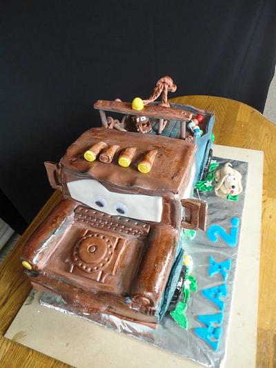 Mater Towing Truck - Cake by NacaDea