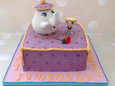 Mrs Potts and Chip (Beauty and the Beast) Birthday cake - Cake by Yvonne Beesley