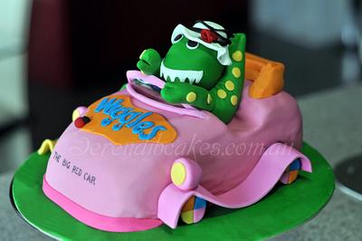Dorothy the Dinosaur cake  - Cake by Serendib Cakes