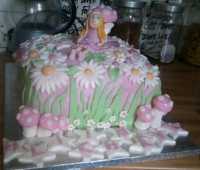 Fairies, Flowers and Mushrooms! - Cake by ldarby