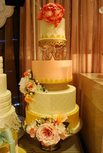 Peach Perfection - Cake by Simply Sugar Bakery Boutique
