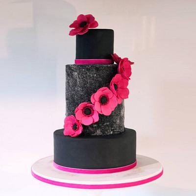 Black & Pink - Cake by Bakverhalen - Angelique