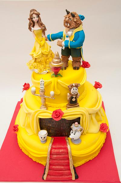 cake beauty and the beast - Cake by Beula Cakes