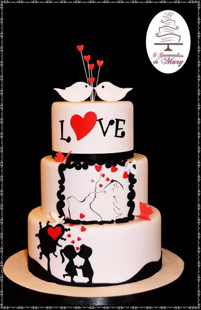 Love cake  - Cake by Ô gourmandises de Mary