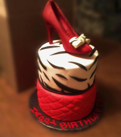 The shoe cake - Cake by Kathryn