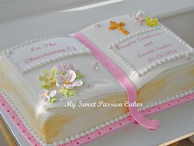 Christening Cake - Cake by Beata Khoo