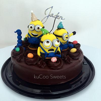 Minion Cake - Cake by The KU Cakery
