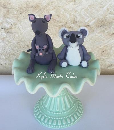 11.7 K is for... Koala & Kangaroo - Cake by Kylie Marks