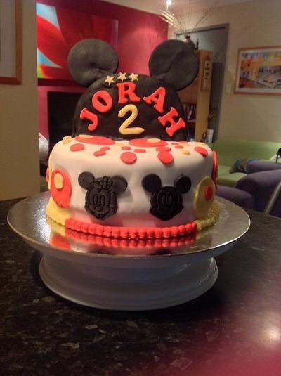 Mickey Mouse Themed Birthday - Cake by Sweet Creative Cakes by Jena