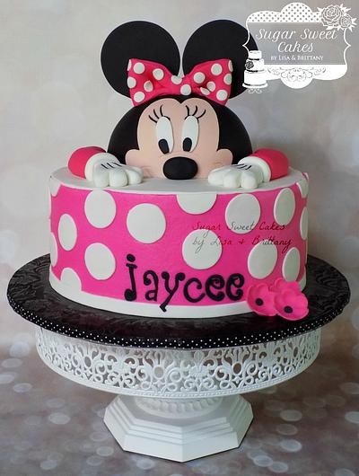 Peeking Minnie - Cake by Sugar Sweet Cakes