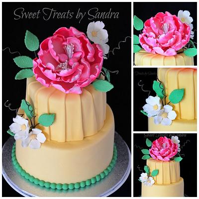 Floral Cake - Cake by Sandra