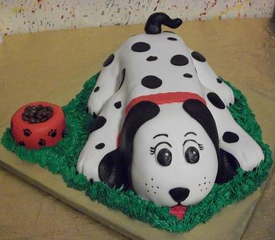 Dalmation Cake - Cake by Tracy's Custom Cakery LLC