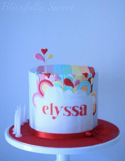 Rainbow Birthday Cake - Cake by Jacki Fanto