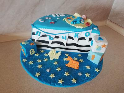 Baby cake - Cake by ElizabetsCakes