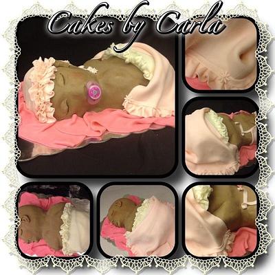 Baby Girl Baby Shower cake - Cake by cakesbycarla