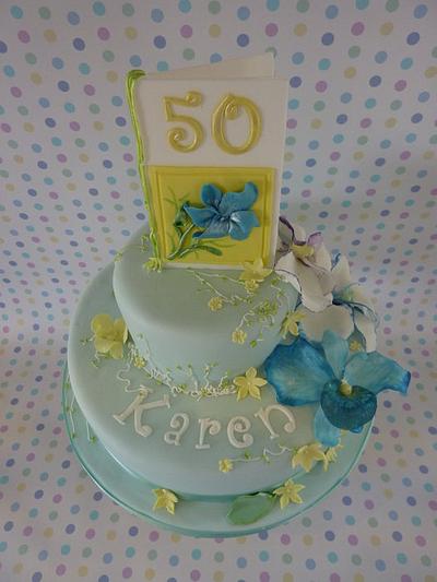 Cake for a card maker. - Cake by Dawn and Katherine