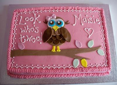 Maisie's 2nd Birthday cake - Cake by Laura