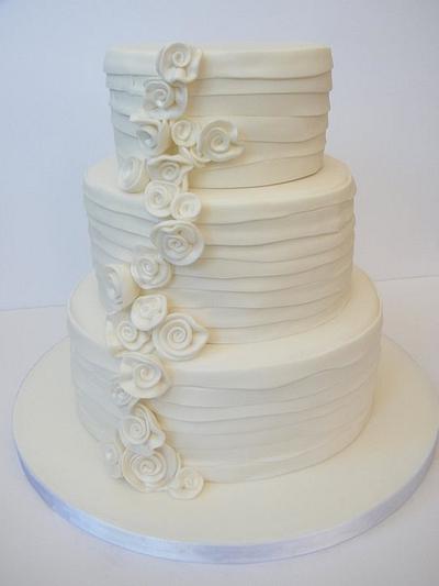 My First Wedding Cake! - Cake by Nicolette Pink