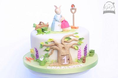Beatrix Potter 1st birthday cake - Cake by Natasha Thomas