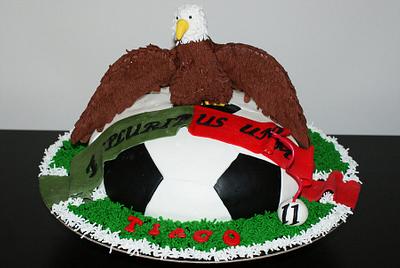 Benfica (Portuguese football team) - Cake by Lia Russo