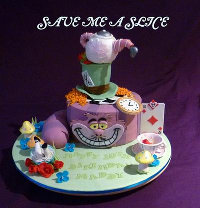 Alice in Wonderland  - Cake by vicky pollen