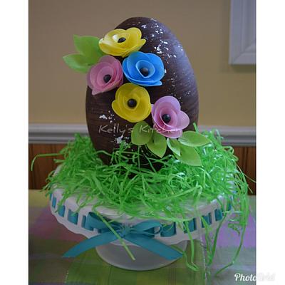 Easter Egg Cake - Cake by Kelly Stevens