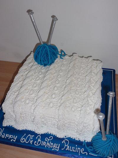 Aaran knitted cake - Cake by Peter Roberts