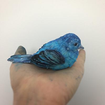 Blue bird - Cake by Pinar Aran