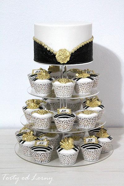 Elegant cupcakes - Cake by Lorna