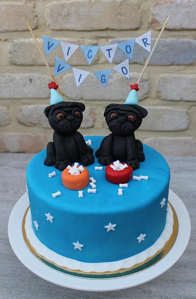 Pugs cake - Cake by Anse De Gijnst