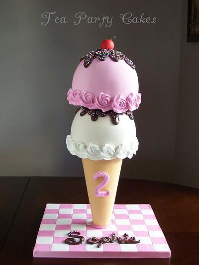 Ice Cream Cake - Cake by Tea Party Cakes