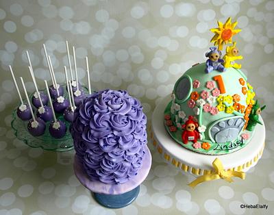 Teletubby 1st Birthday - Cake by Sweet Dreams by Heba 
