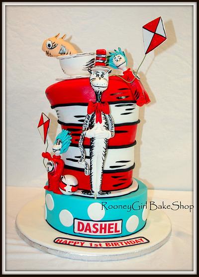 Cat in the Hat & Friends - Cake by Maria @ RooneyGirl BakeShop