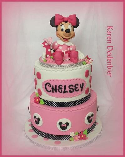 Minnie Mouse - Cake by Karen Dodenbier