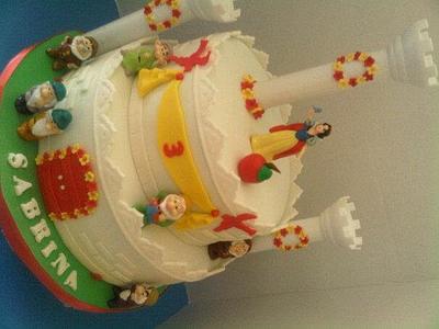 Snow White Castle Cake - Cake by Cindy