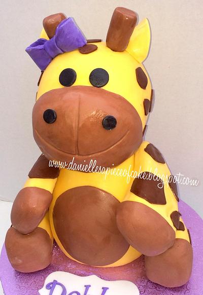 3D Cute Giraffe - Cake by Danielle Vega
