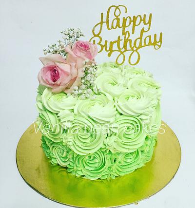 Rossettes cake - Cake by Vanilla bean cakes Cyprus
