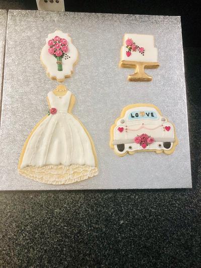 Wedding cookies  - Cake by Cindy Sauvage 