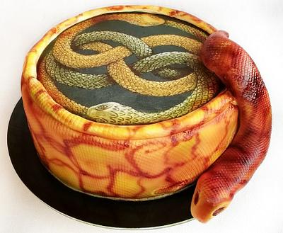 Snake cake  - Cake by Bernito01