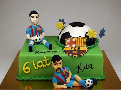 Messi and Neymar Birthday Cake - Cake by Beatrice Maria