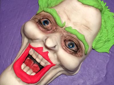 Joker face  - Cake by Sarah Green 