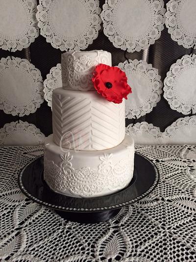 Celebrating 40 years of marriage - Cake by Rezana