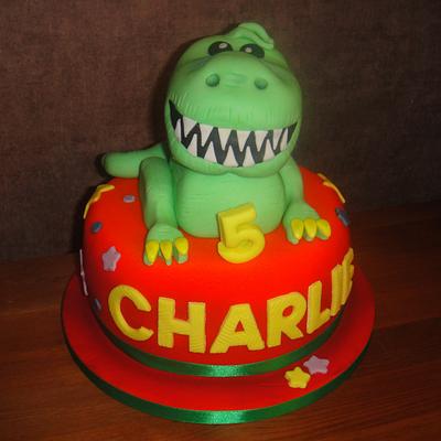 Dinosaur cake - Cake by Sweet Things - Cakes by Rebecca