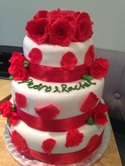 Wedding Cake - Cake by Ollipops Cakes
