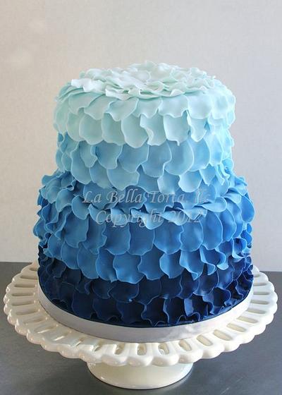 blue ombre - Cake by cakemommy