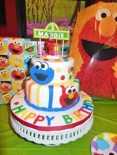 Sesame Street 2nd Brithday for Maggie! - Cake by Ellie1985
