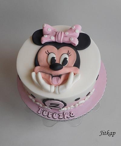 Minnie Mouse cake - Cake by Jitkap